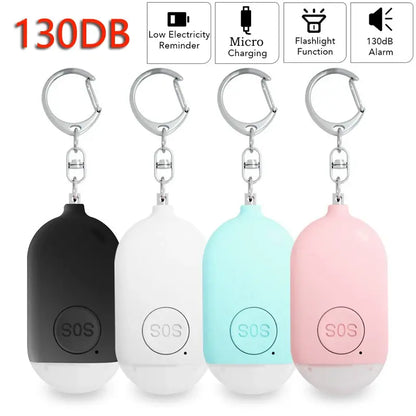 USB Emergency SOS Alarm with LED Light